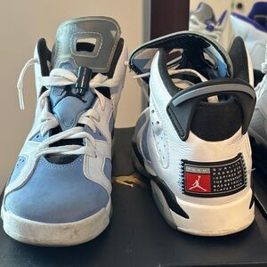 Jordan Kids Blue and White Sneakers